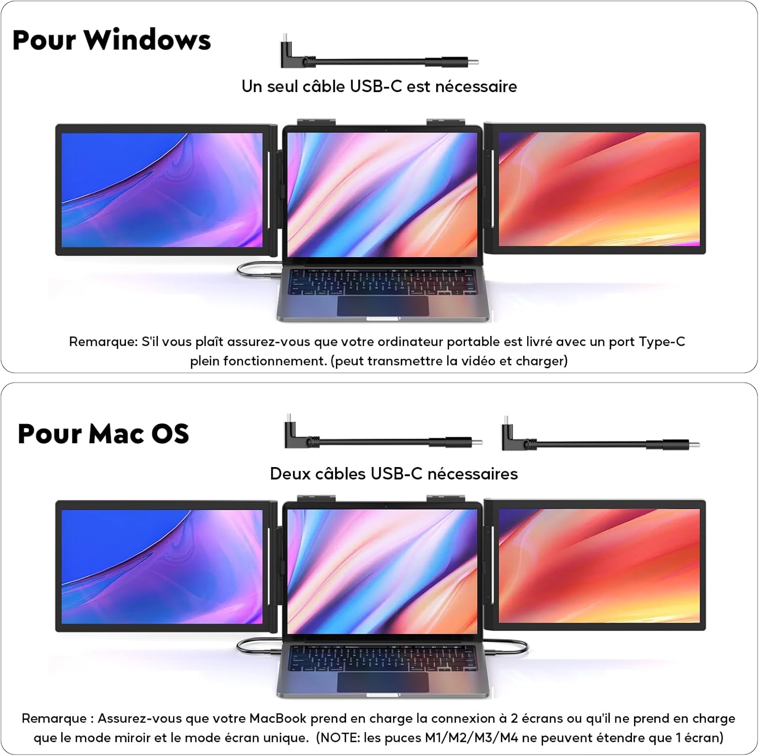 Moniteur pour Ordinateur Portable 14 