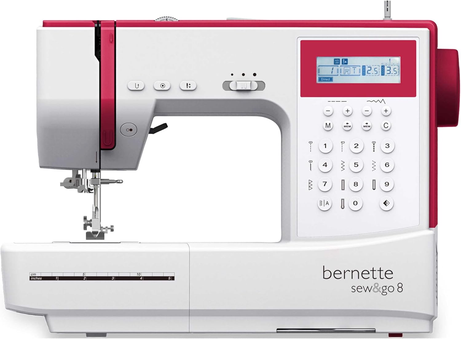 Bernette Sew&Go8 Macchina da cucire Elettronica con 197 punti cucito