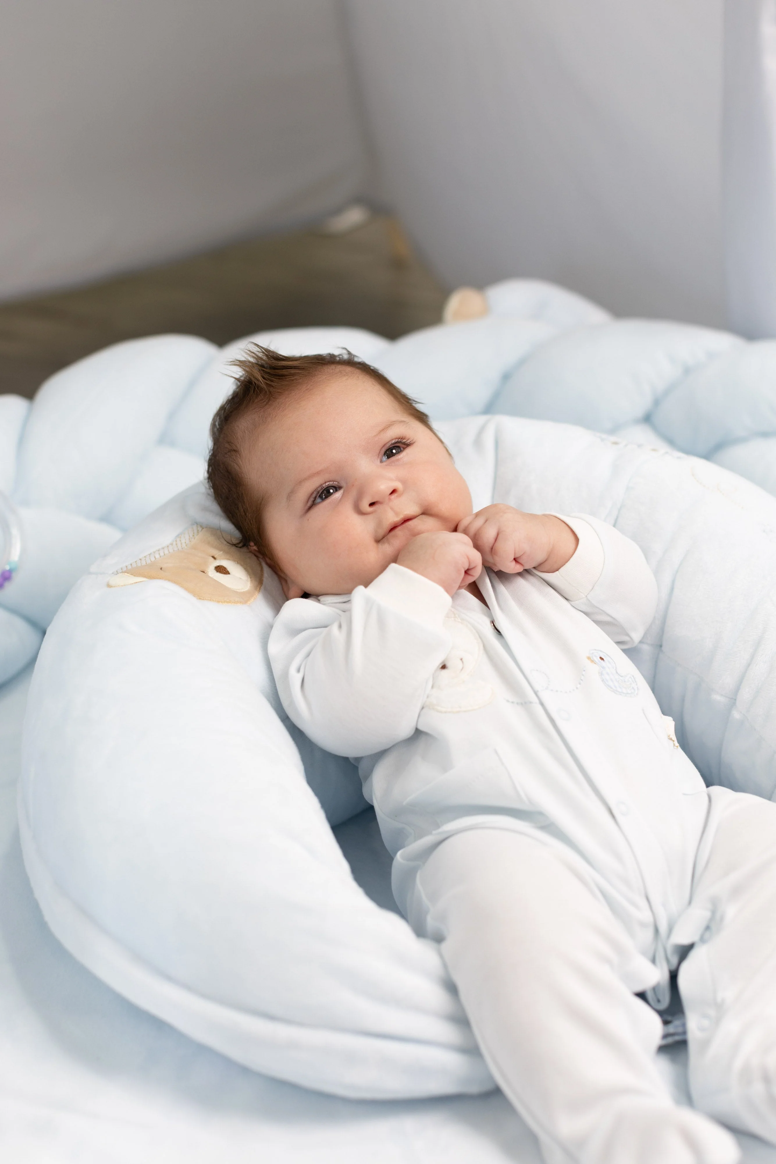 5 in 1 Nursing & Lounge Pillow | Blue