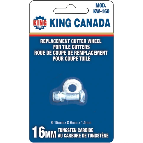 King Canada KW-160  ~  Cutter Wheel 16mm Replacement Fits Kc-16Tc/Kc-24Tc