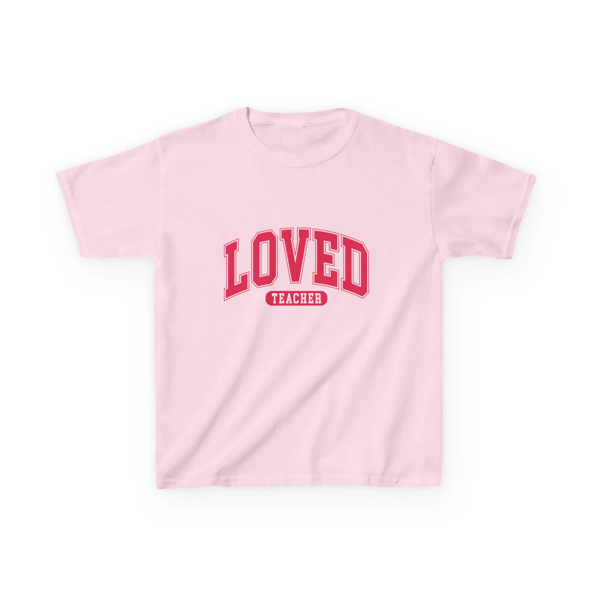 Loved Teacher Kids Tee | School Staff Shirt, Teacher Appreciation
