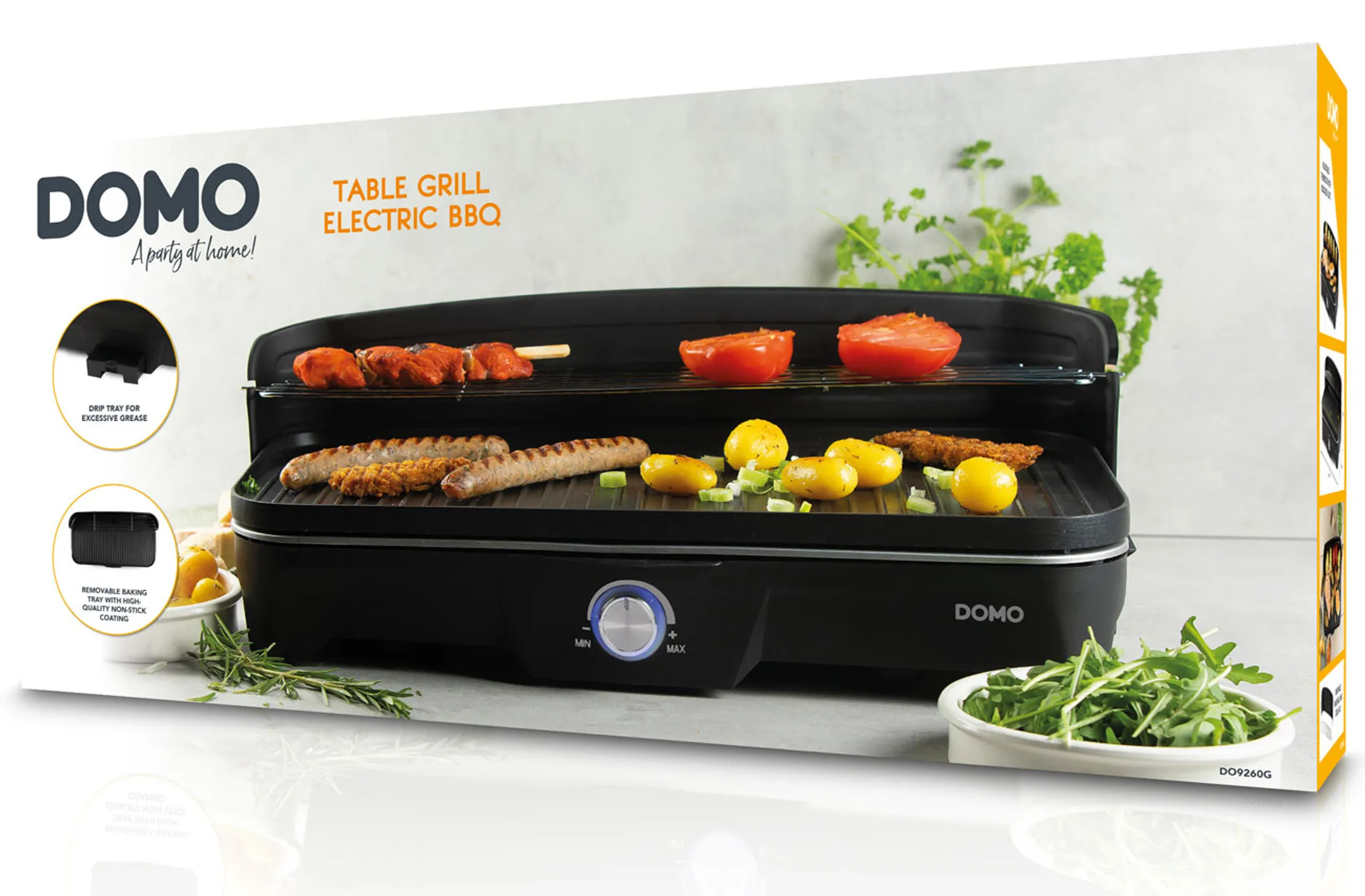 Domo Elektrische barbecue DO9260G