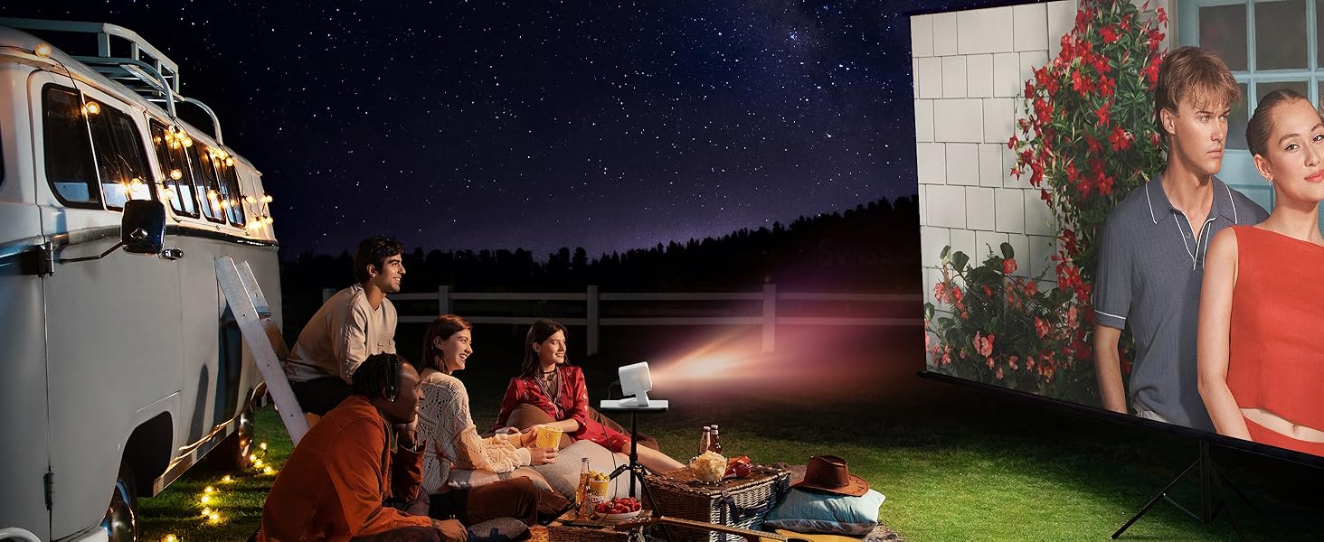 movie projector for outdoor use