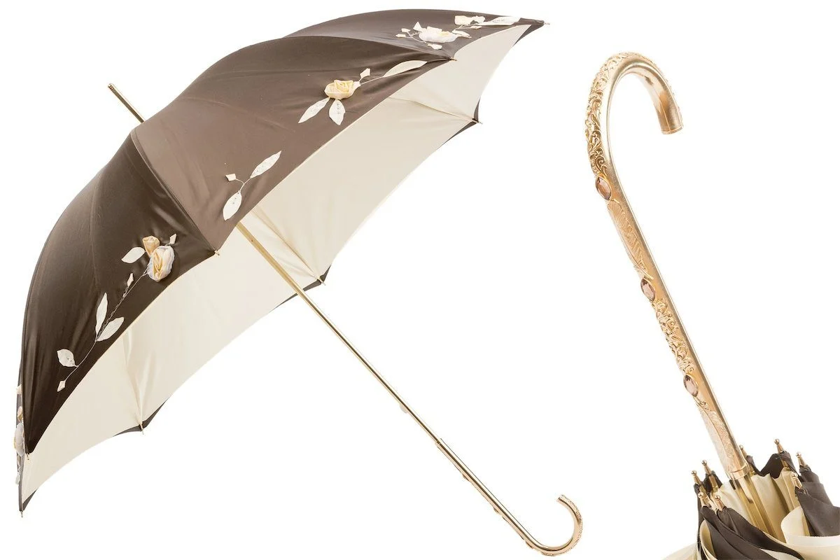 Luxury Hand Embroidered Umbrella