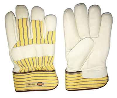 Tuff Grade TGG-412-XL  ~  Grain Leather Fitter's Boa Lined Gloves Xl