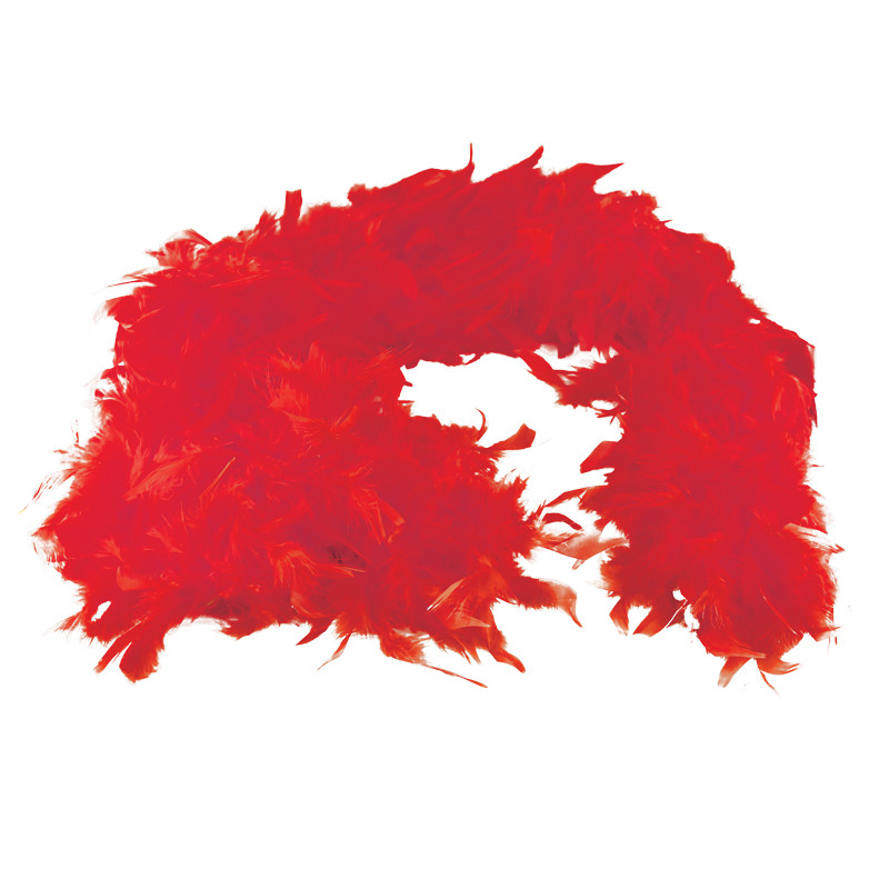 Red Feather Boa 12 PACK 2031