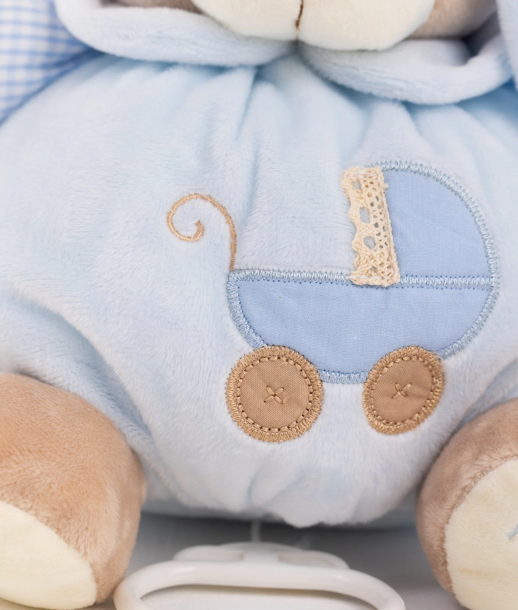 Pull String Musical Bear | Blue