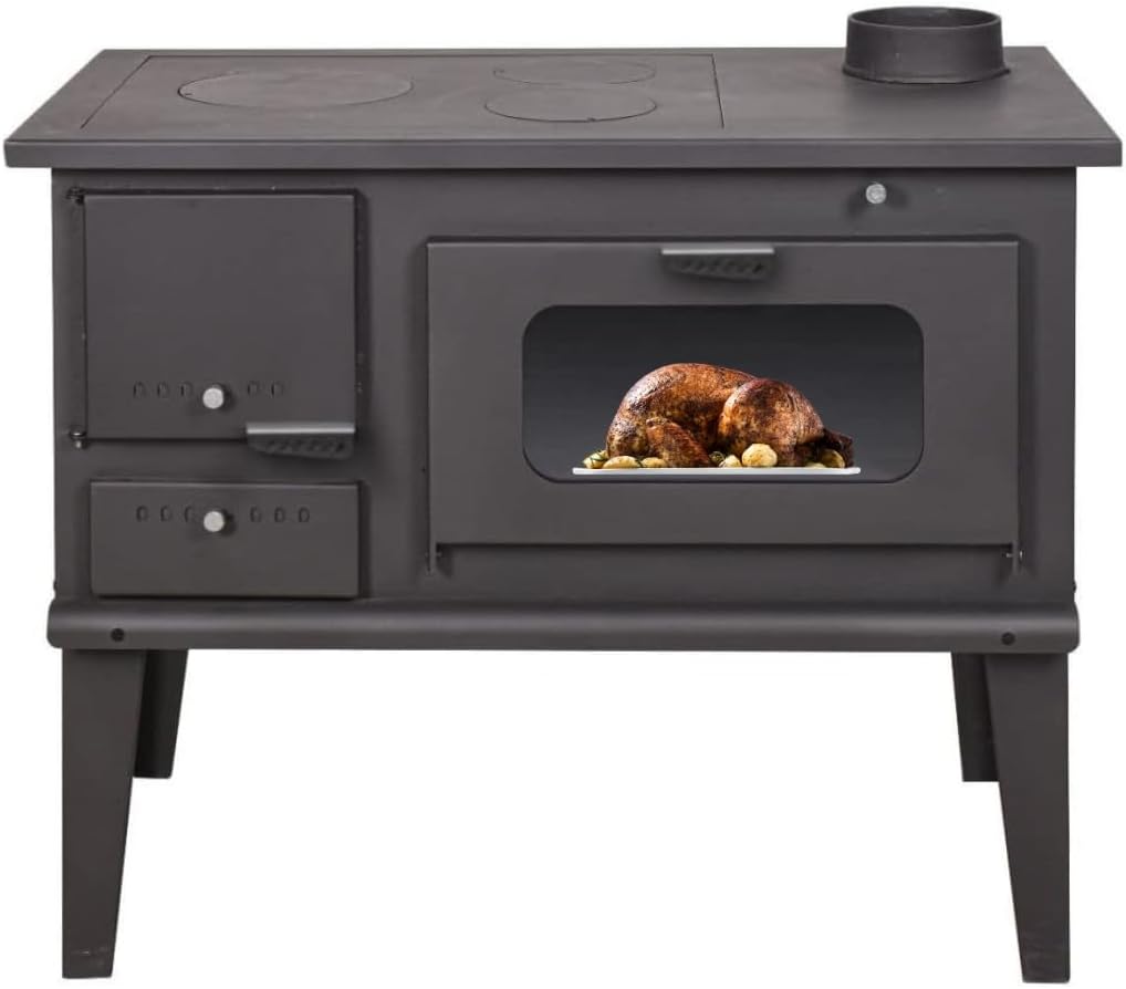 Stufa a Legna con Forno BALKAN ENERGY Modello 4014 7.9kW
