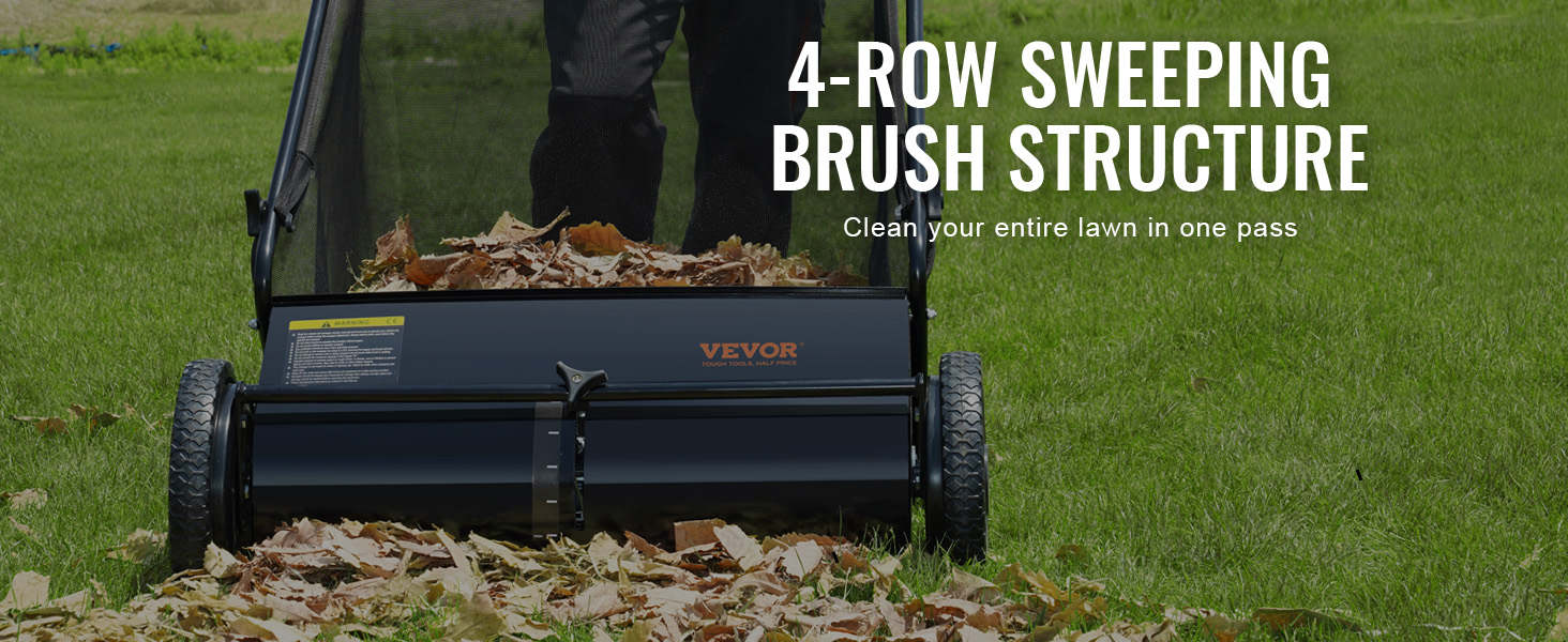 lawn sweeper push