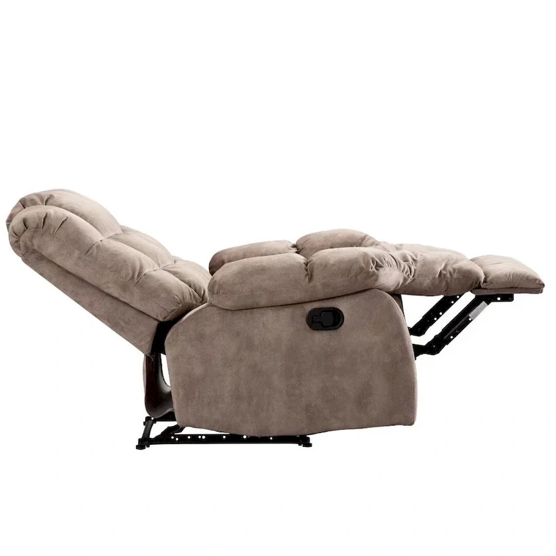 Manual Ergonomic Overstuffed Recliner Chair