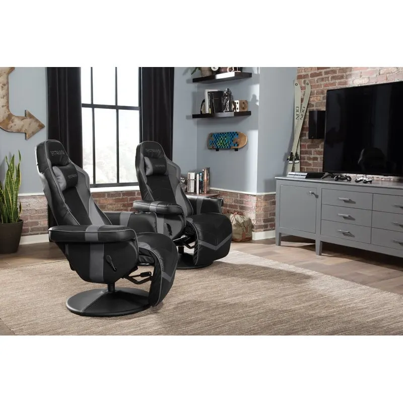 Gaming Recliner - Reclining Gaming Chair with Footrest