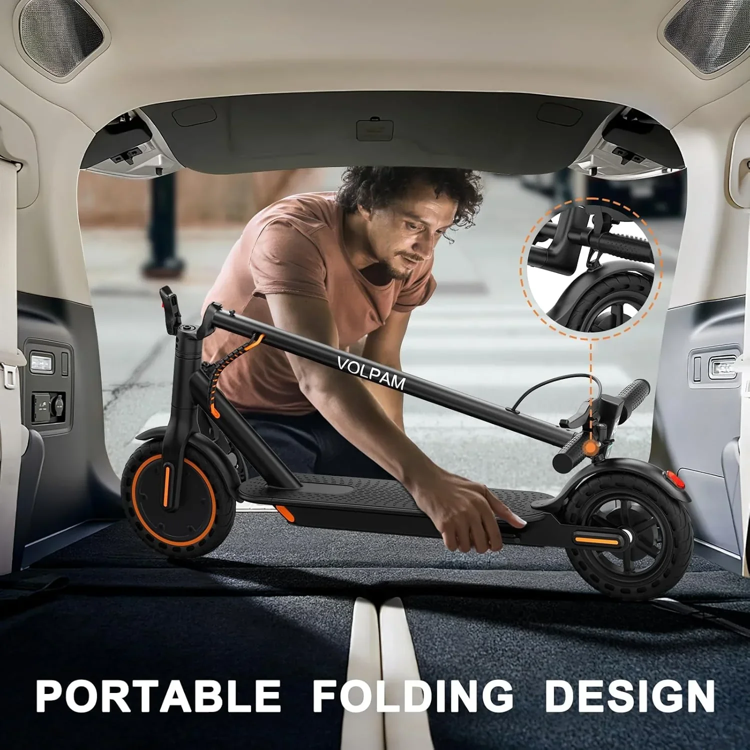 Electric Scooter 350W/500W Powerful Motor 8.5