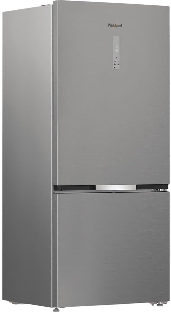 Whirlpool WHK2 6614 X6E Frigorifero combinato a libera installazione, Dual no frost, 83cm, Classe C, Pearl Inox, 34 dbA, h193 cm