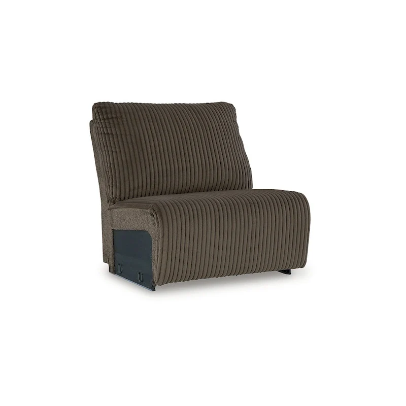 Signature Design by Ashley Top Tier Brown 6-Piece Reclining Sectional with Chaise - 147 W x 134 D x 41 H