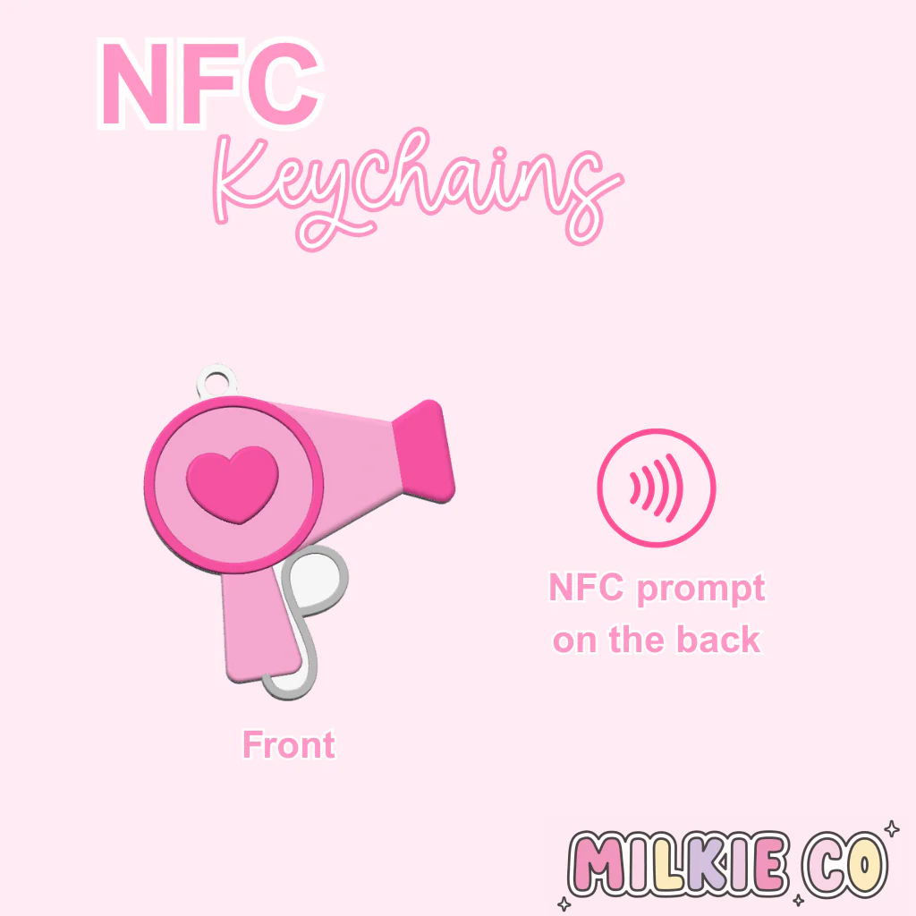 Hair Dresser NFC Keychain