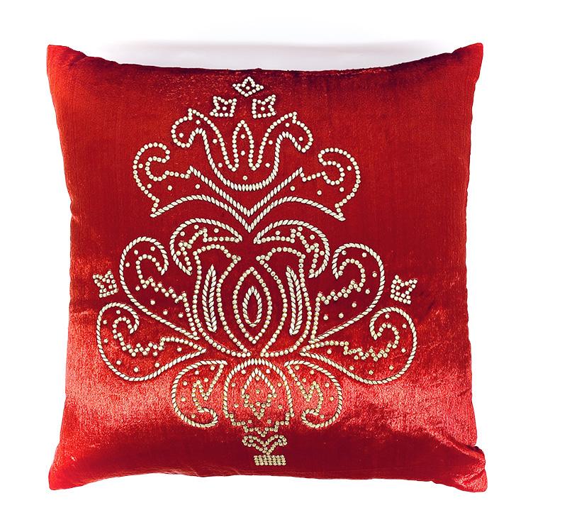 Imperial Crystal Red Pillow