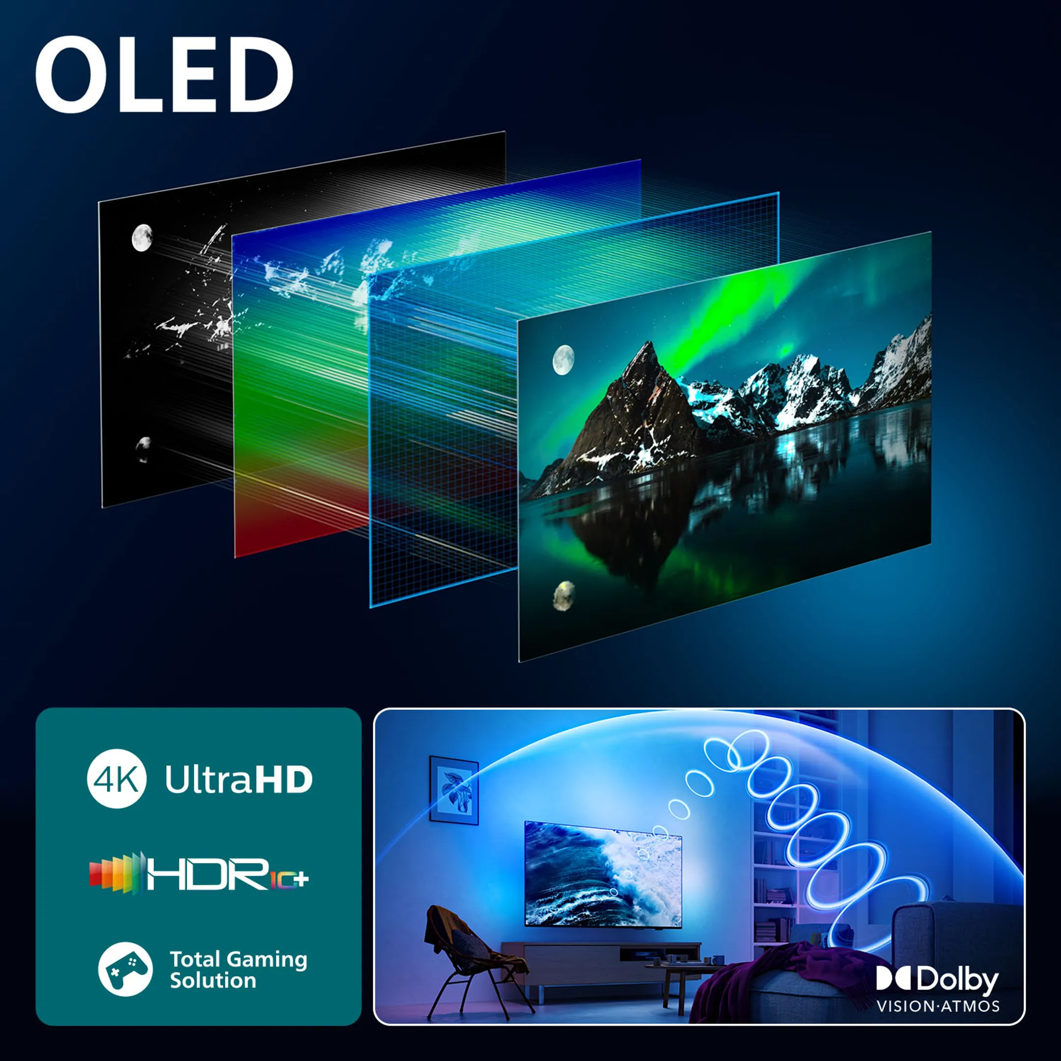 Philips OLED Ambilight 4K TV 65OLED760/12 - 65 inch