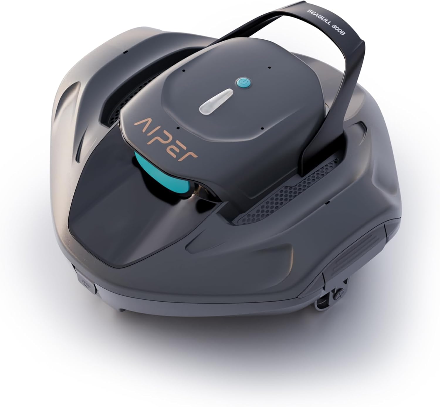 AIPER Seagull 800B Kabelloser Poolroboter, Selbstparkende Technologie, 90 Min Akkulaufzeit, Starke Saugkraft, LED-Anzeige, Ideal für Aufstellpools bis zu 80 m²