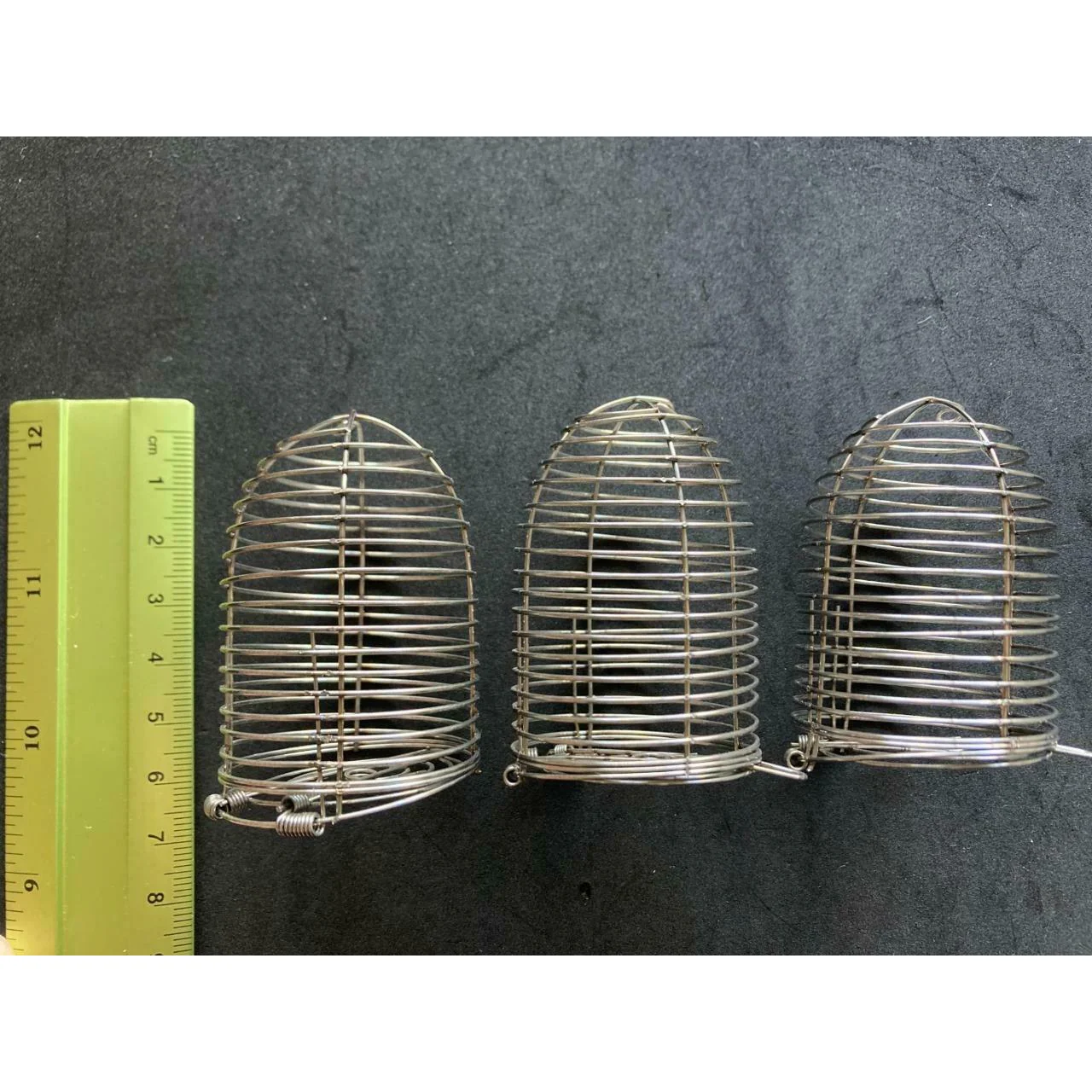 3 x spring lid Unrigged Berley cages Fishing Tackle