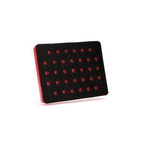 3M AB20435  ~  Hookit Clean Sanding Pad 20435 3 in x 4 in x 1/2 in 33 Holes Red Foam