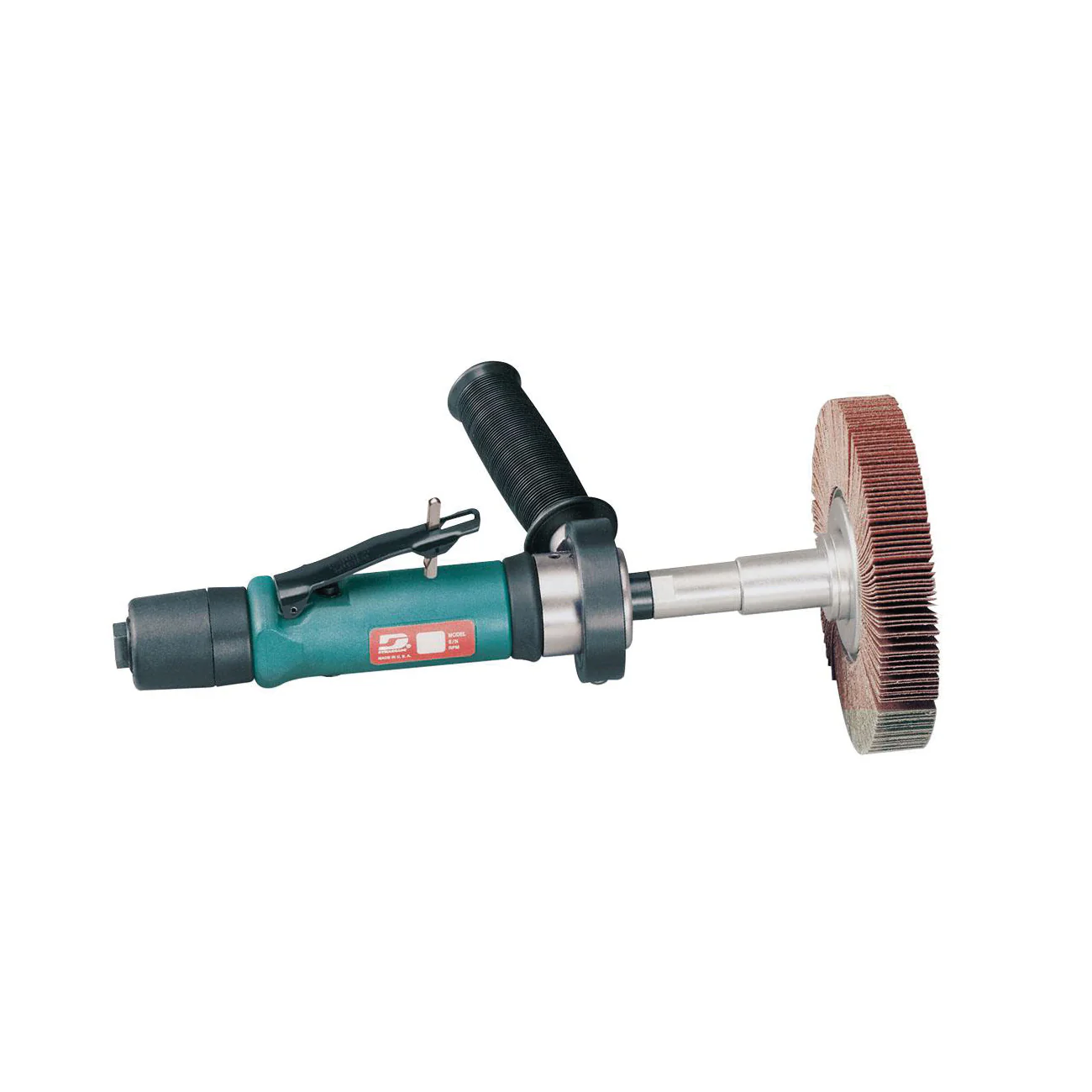 Dynabrade Dynastraight 13205  ~  Dynastraight Finishing Tool .7 Hp Straight-Line 3400 Rpm Rear Exhaust 5/8 Or 1 Inch Diameter Arbor