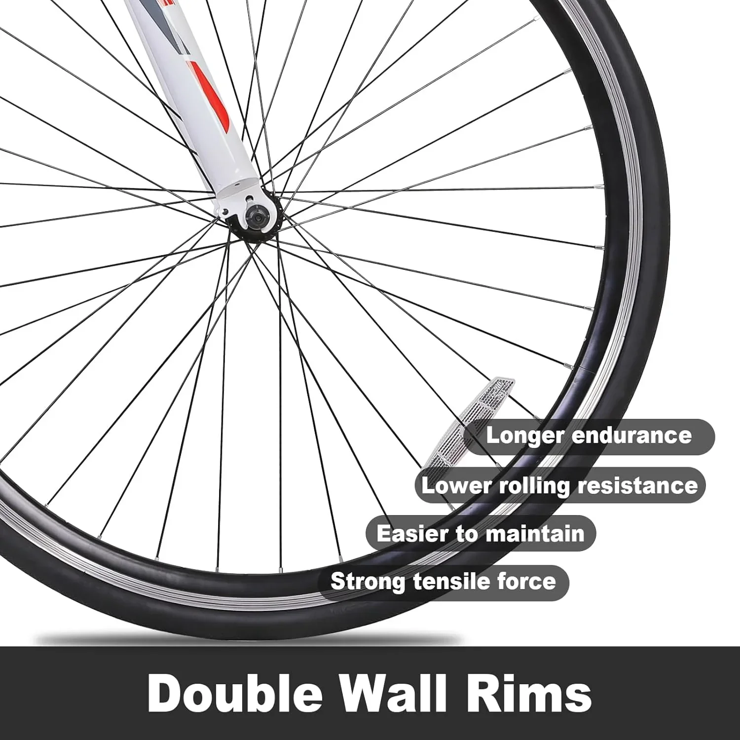 WEIZE Road Bike 700C Wheel City Commuter Bicycle Shimano 14 Speed Drop Bar Racing Adult Bike