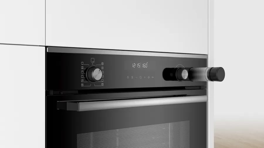 Serie 6 HRT278BS1 forno 71 L 3600 W A Nero, Stainless steel