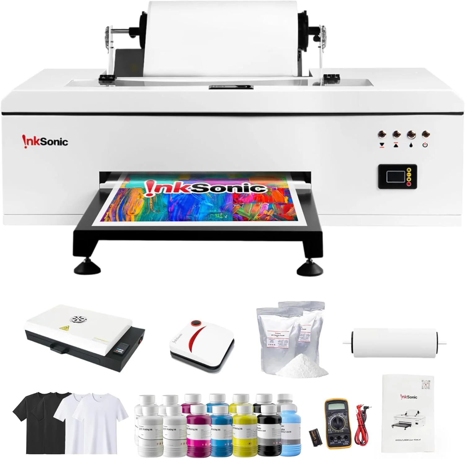 InkSonic R1390 A3 DTF nyomtató sütővel, pólónyomtató csomag