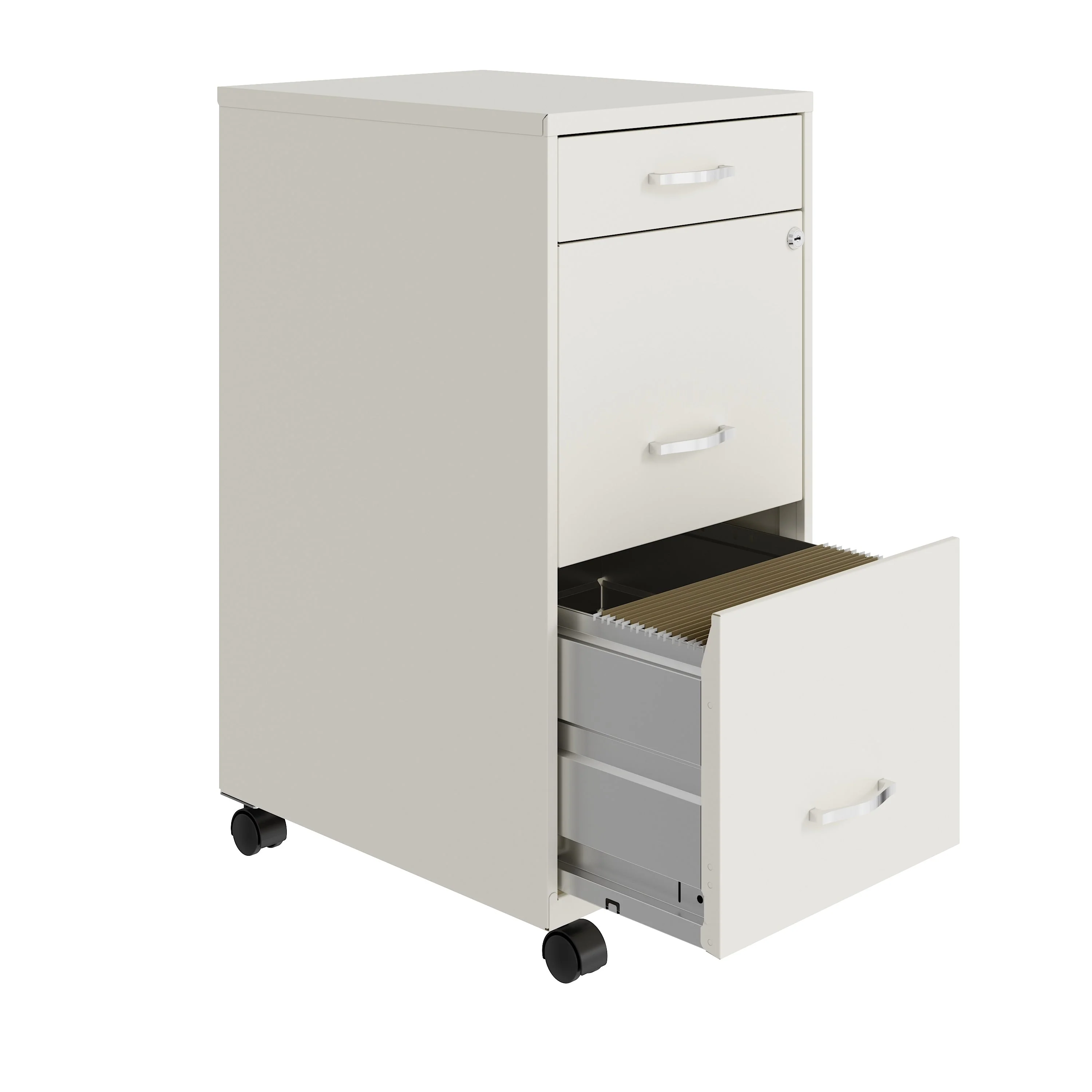 Space Solutions 18 Deep 3 Drawer Metal File Cabinet