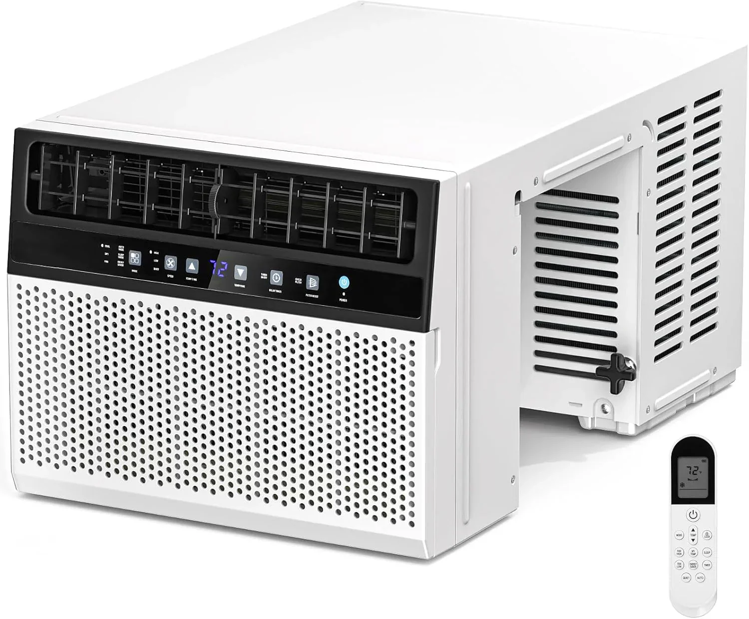 Antarctic Star 12,000 BTU U-Shaped Window Air Conditioner Unit Cools up to 550 Sq.Ft. with 6 Modes