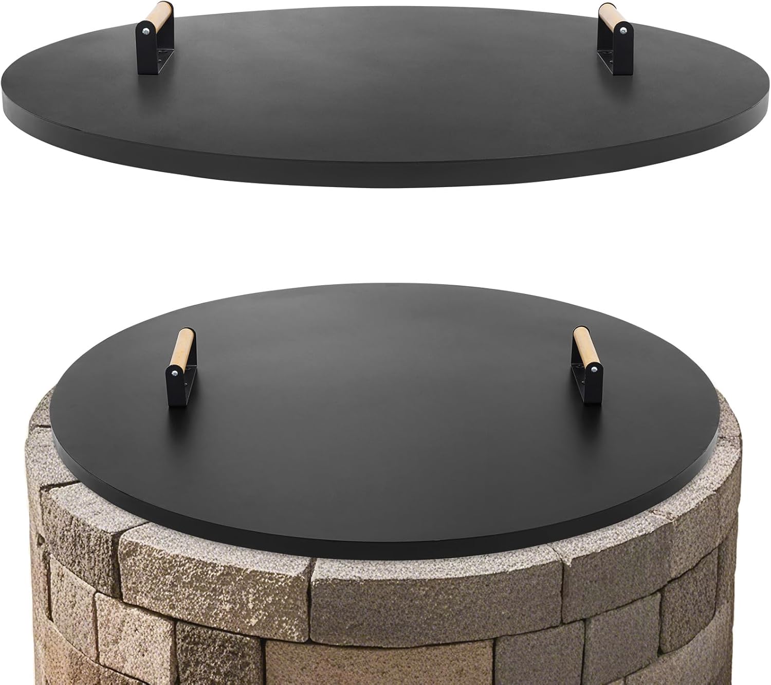 1MORE Fire Pit Lid Round 38
