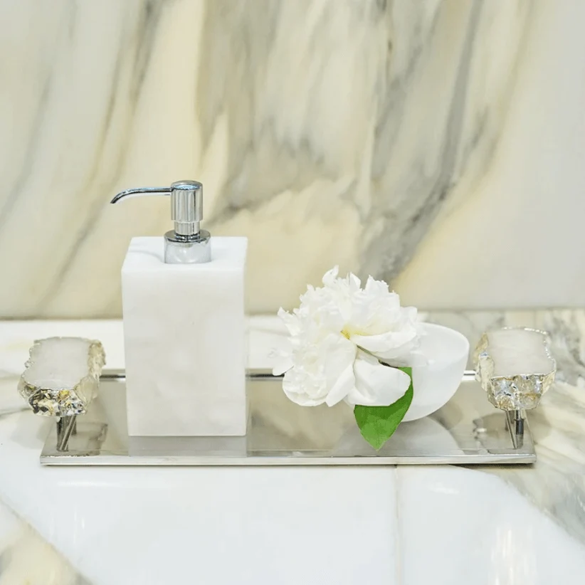 H��ritage Crystal Tray - Silver