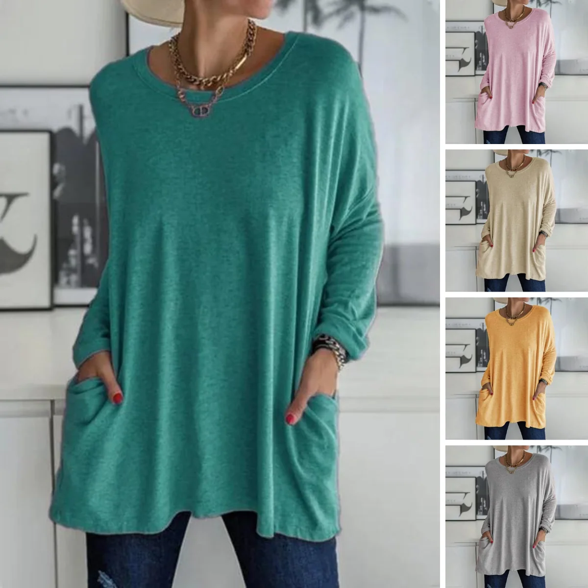 Women��s Stylish Tunic Top Comfortable Modern Design
