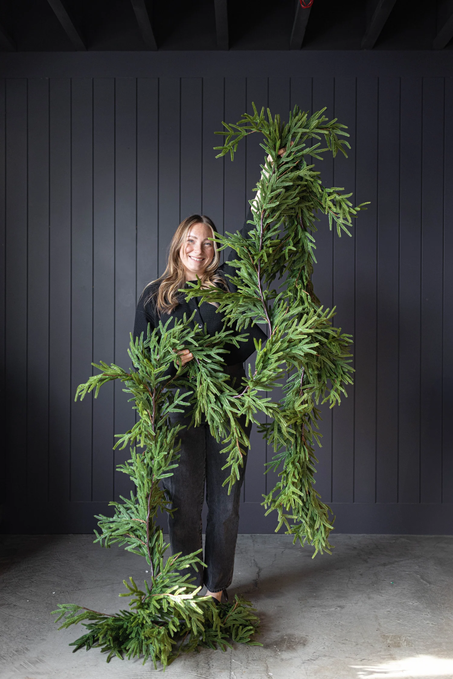 Norfolk Full Real Touch Garland - 15 Ft