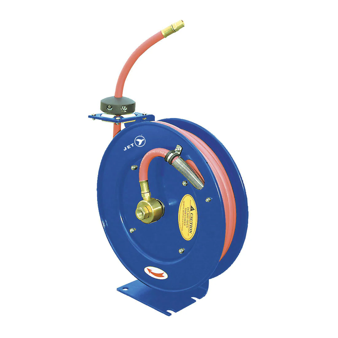 Jet AW3825  ~  3/8 Inch X 25' Retractable Air/Water Hose Reel Heavy Duty
