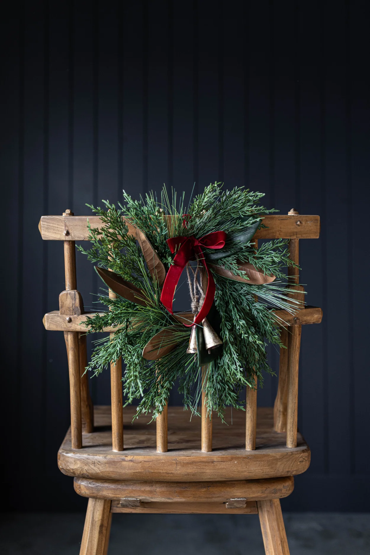 Magnolia Norfolk Cypress Mixed Real Touch Wreath - 14