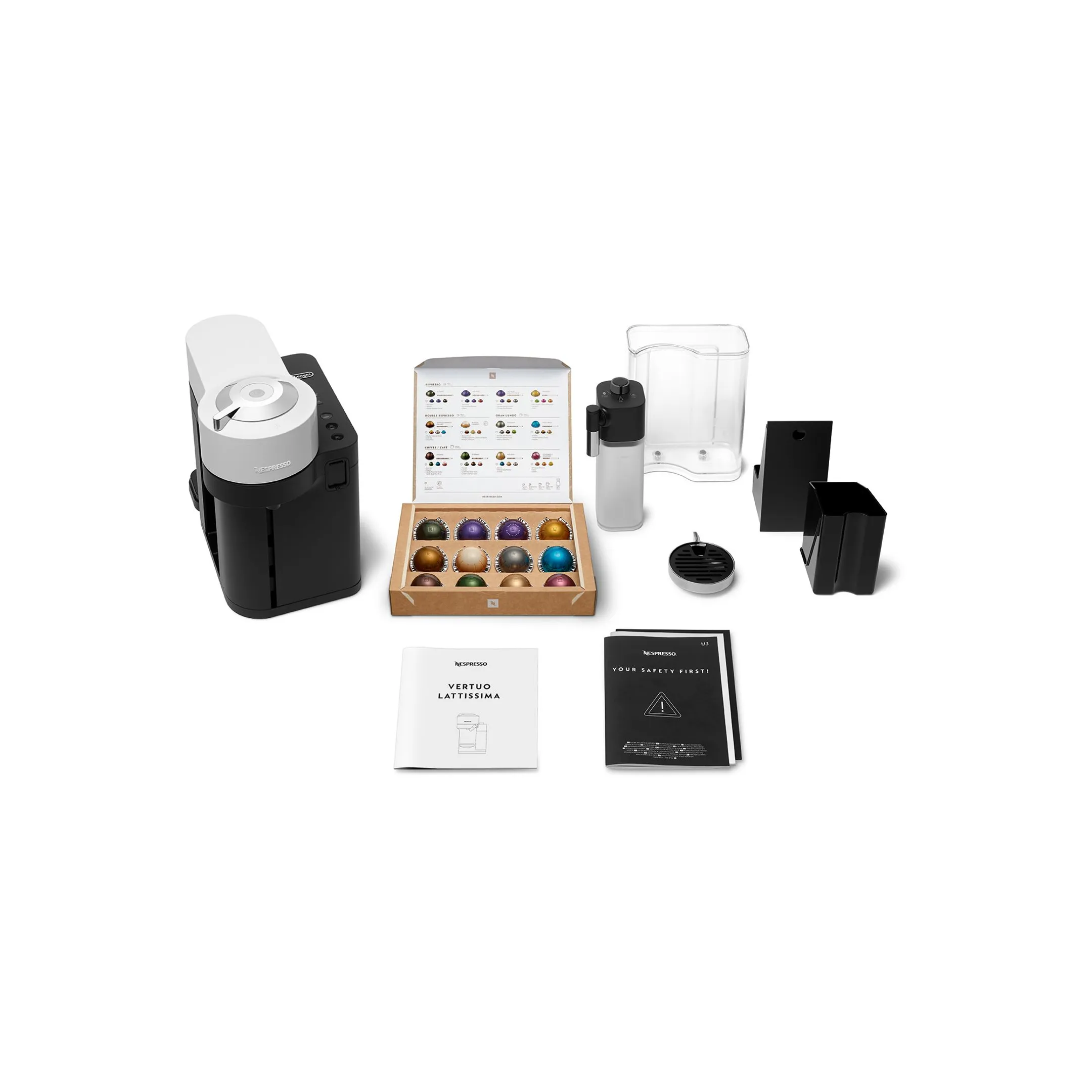 De'Longhi Nespresso Koffiemachine Vertuo Lattissima White