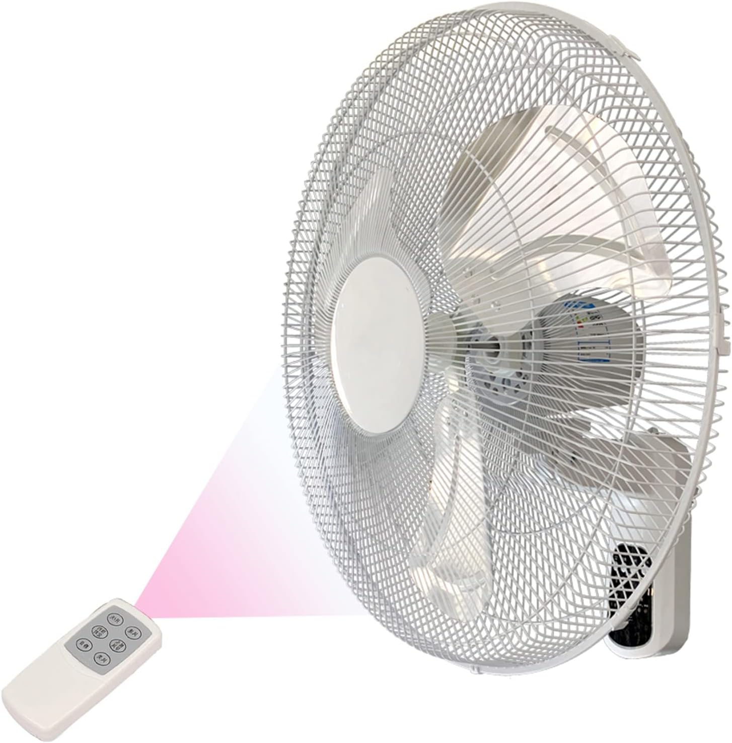 22-Zoll-Wandventilator (55,8 cm), Gewerbeventilator, Geräuscharm, Mit Fernbedienung, Für Restaurants, Studentenwohnheime Und Industriebetriebe – Schwarz (22 Zoll), Weiß (22 Zoll)