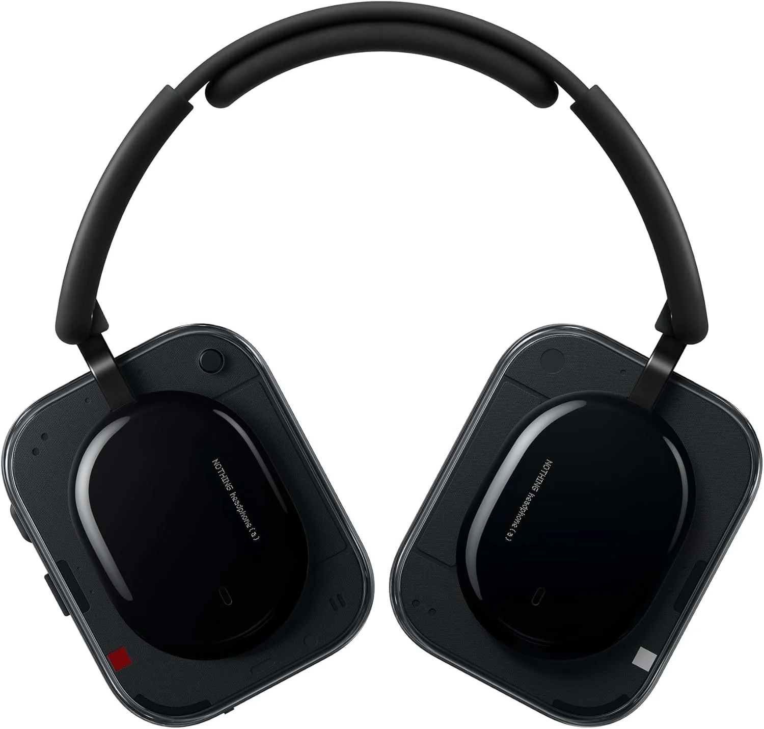 Nothing Headphone (1) Wireless On-Ear Headphones with Active Noise Cancellation, Up to 80h Battery, Hi-Res, Space Audio, Waterproof – White