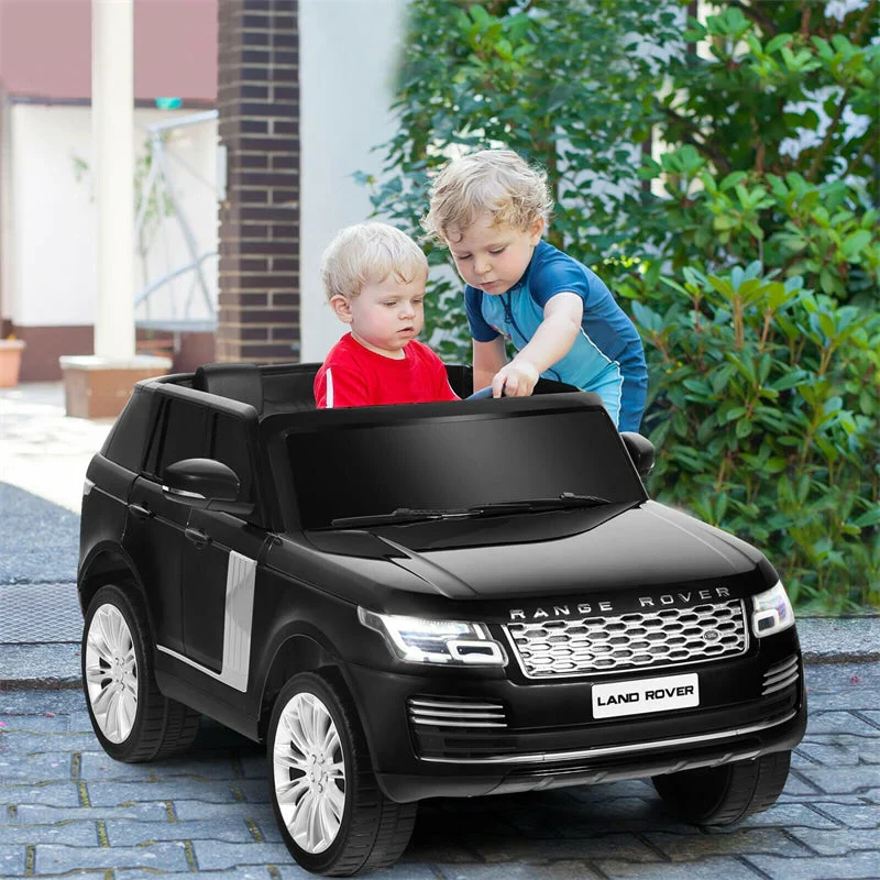 2 üléses Land Rover licenszelt elektromos kisautó gyerekeknek, 24V akkumulátoros, 4WD távirányítóval