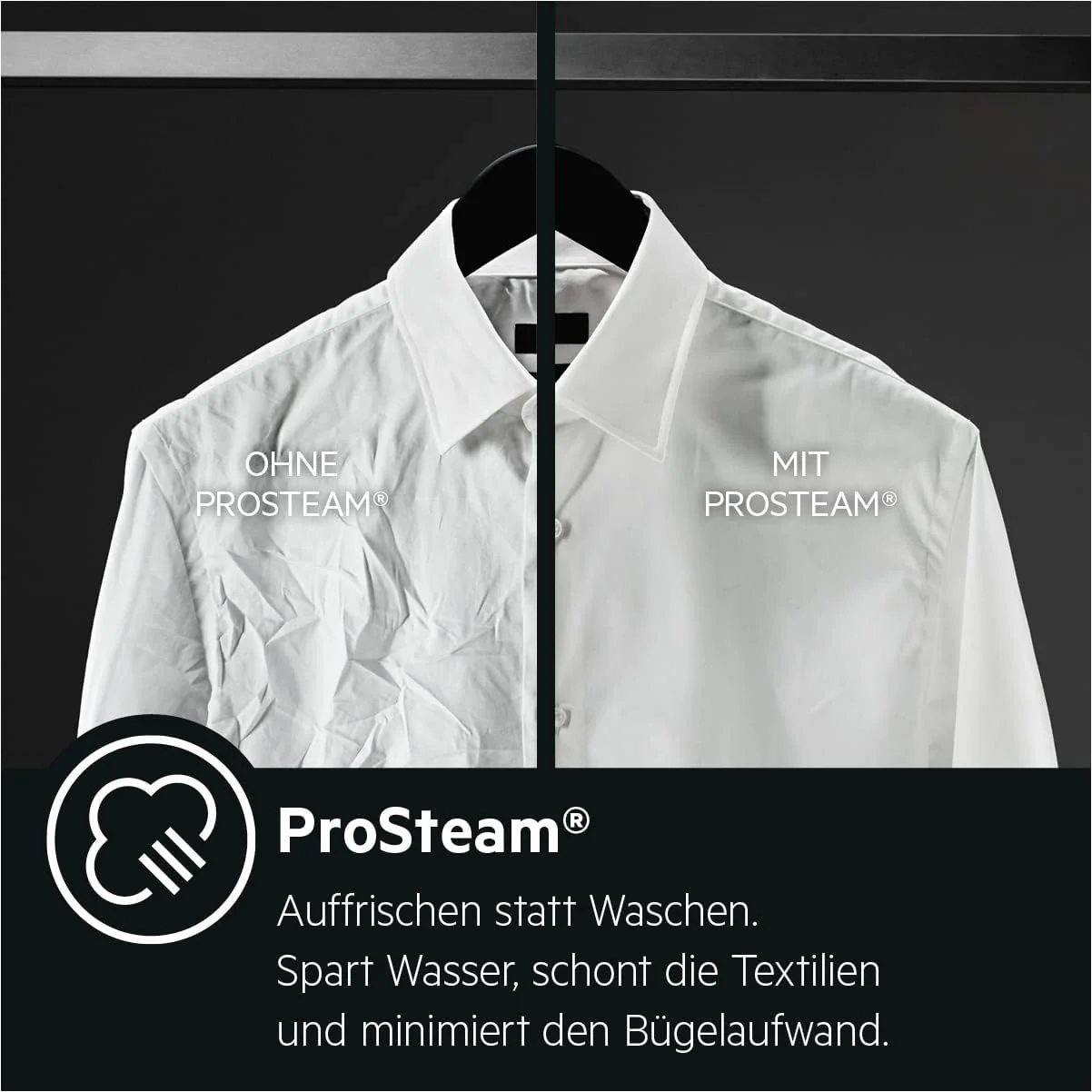 AEG L7WBA60680 Waschtrockner / DualSense - schonende Pflege / 8 kg Waschen / 5 kg Trocknen / D / energiesparend / Mengenautomatik / Nachlegefunktion / ProSteam - Auffrischfunktion / 1600 U/min Weiß