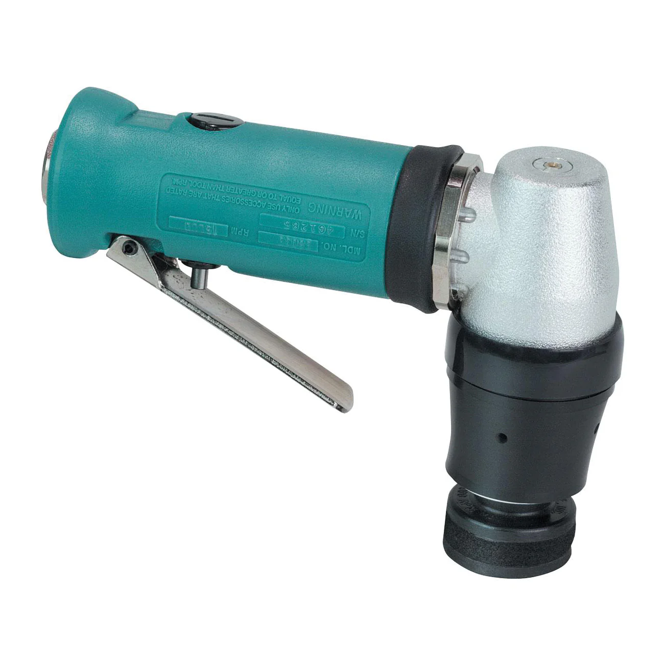 Dynabrade 58035  ~  1-1/4 Inch Diameter Right Angle Mini-Orbital Sander .4 Hp 15000 Rpm Geared 1/8 Inch Diameter Orbit Front Exhaust For 1/4 Inch-20 Female Pad
