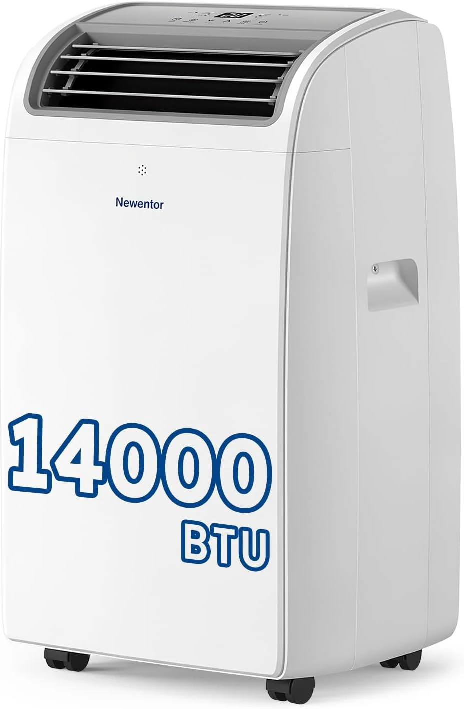 Newentor mobil klíma 14000 BTU, mobil légkondicionáló elszívócsővel, akár 50㎡-es helyiségekbe, hűtés/párátlanítás/ventilátor funkció távirányítóval