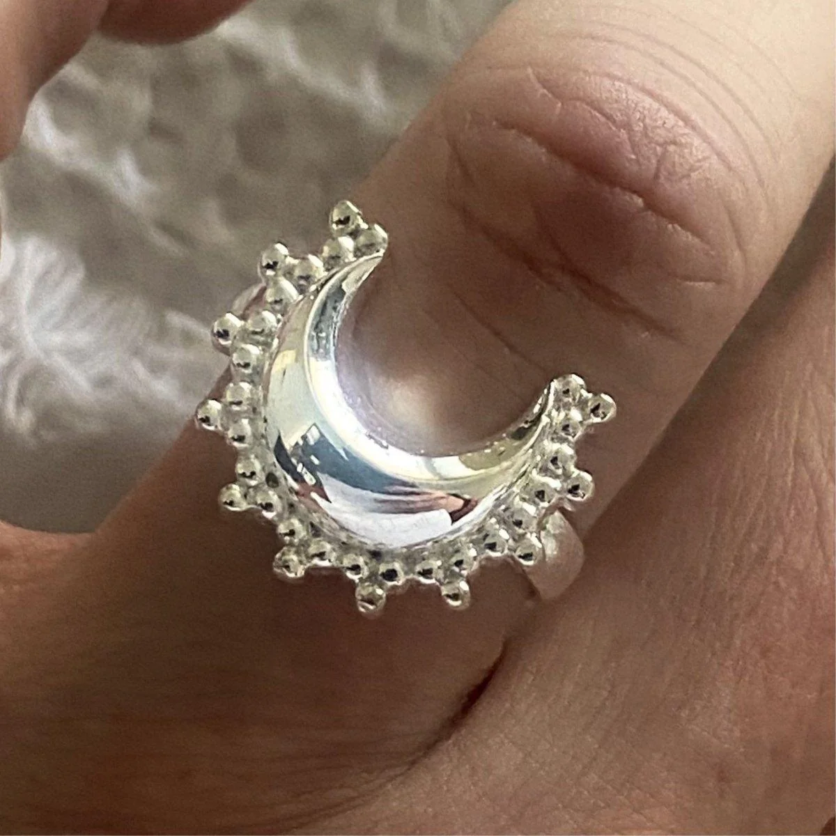 Laihas Prestige ‘Tammie�?Goddess Crescent Moon Boho Ring