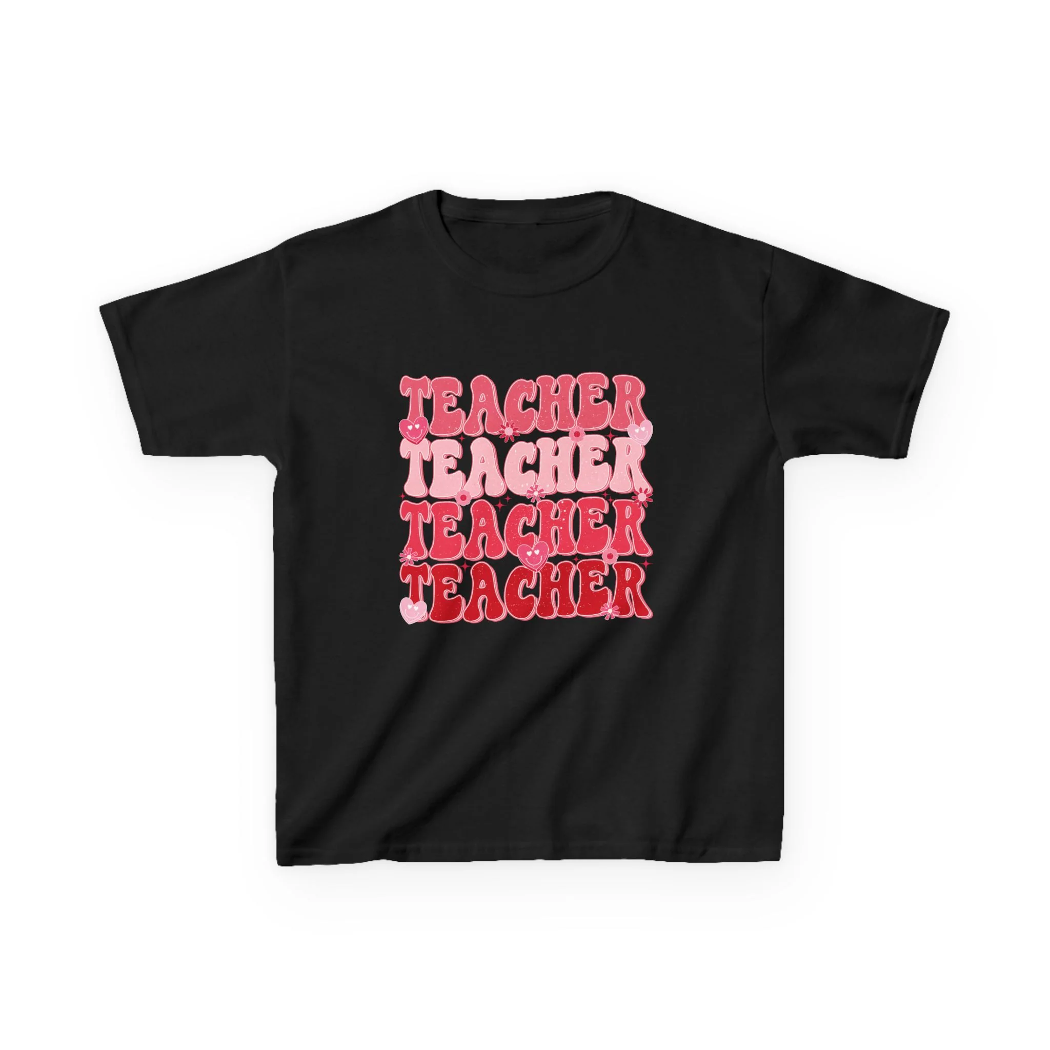 Retro Pink Teacher Tee | Kids Tee