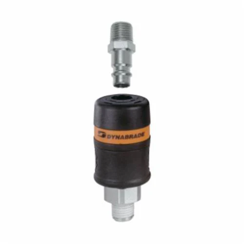 Dynabrade 97574  ~  1/4 Inch Safety Male Coupler With Male Plug