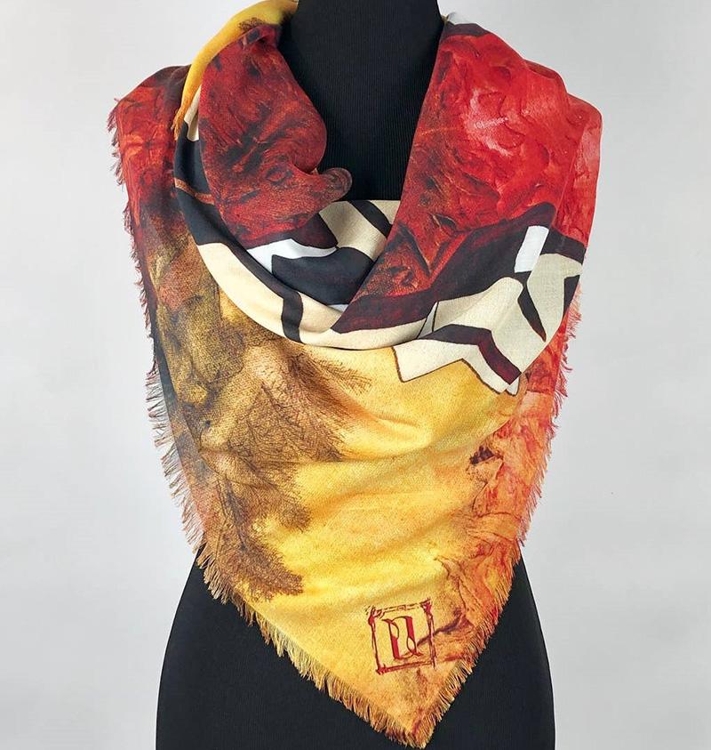 Red Glaze Scarf