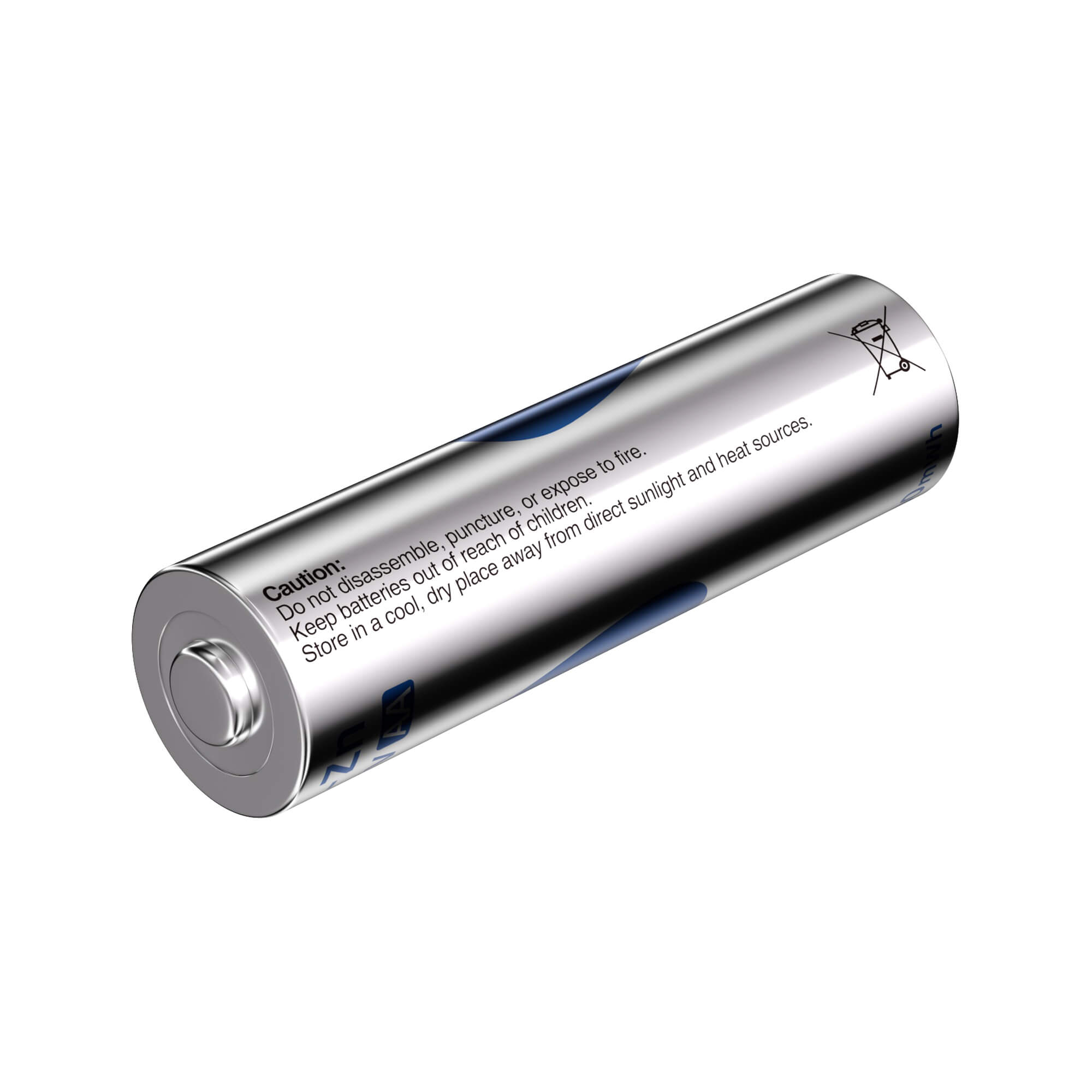 4pcs Ni-Zn AA Rechargeable Batteries 2500mWh Upgraded
