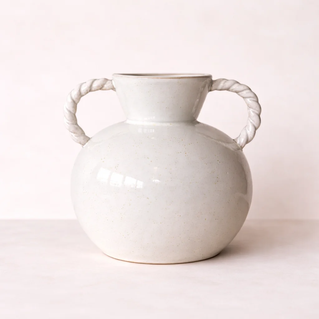 Positano Twisted Handle Vase