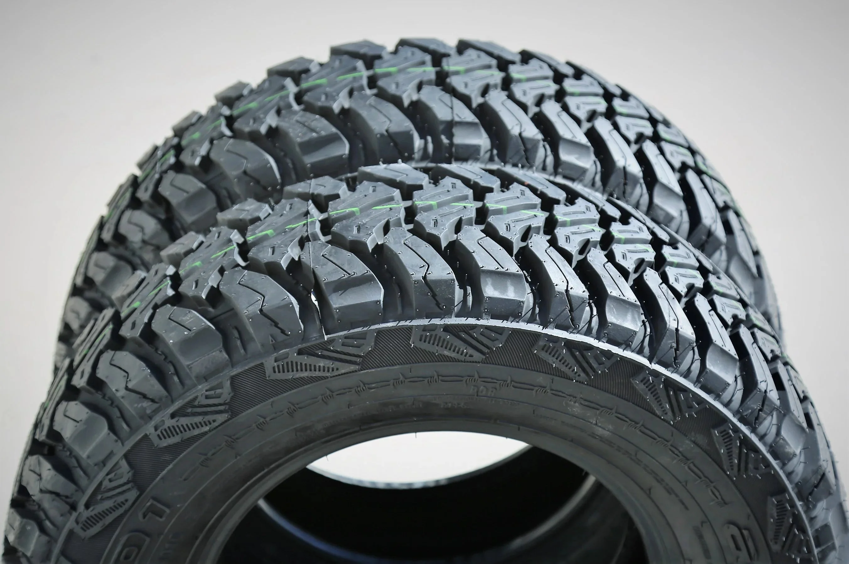 Pair of 2 (TWO) Accelera M/T-01 LT 235/75R15 Load C 6 Ply MT Mud Tires
